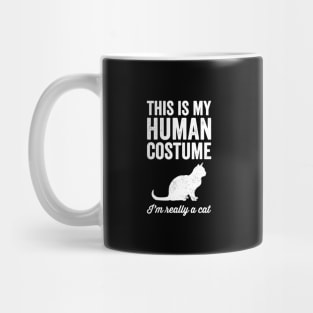 This is my human costume I'm really a cat Mug